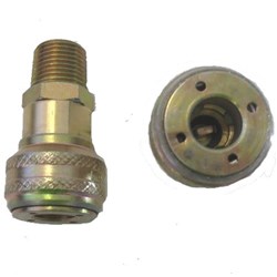 COUPLER 3/8&quot; S/S MALE