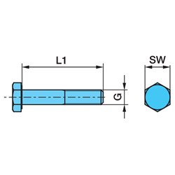 BOLT LWR SHOCK MT24X140
