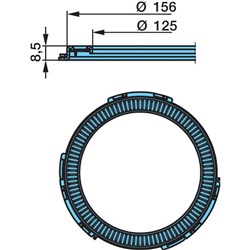 RING POLE - 100 TOOTH ECO PLUS