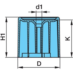 A/BAG PIST GFK D30K V=0/20/60