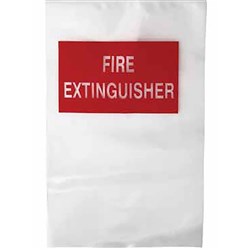 FIRE EXTINGUISHER CLEAR UV PLASTIC COVER - SMALL