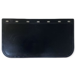 13&quot; DROP X 24&quot; WIDE BLACK MUDFLAP