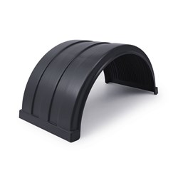 BLACK TRUCKMATE MUDGUARD 650MM