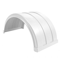 MUDGUARD WHITE T/MATE SINGLE