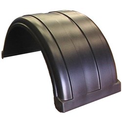 BLACK 16" DYNAPLAS MUDGUARD