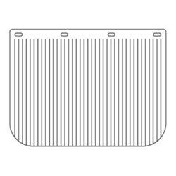 18" DROP X 24" WIDE ANTI SPRAY MUDFLAP