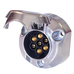 TRAIL LINK 7 PIN DIN ROUND SOCKET METAL