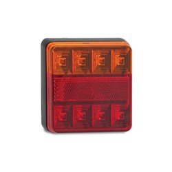 LED AUTOLAMPS 101 SERIES AMBER/RED COMBINATION LAMP