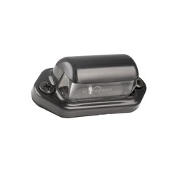 LED AUTOLAMPS 30 SERIES 12V CLEAR/WHITE LICENCE LAMP - BLACK HOUSING - TWIN BLISTER