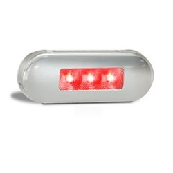 RED REAR END OUTLINE MARKER  CLEAR LENS