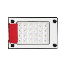 LED AUTOLAMPS J3 SERIES WHITE/RED REVERSE LAMP