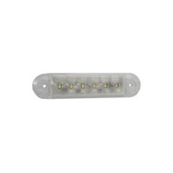 WHITE LED MARKER LAMP CLEAR LENS