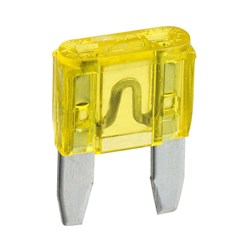 NARVA 20 AMP YELLOW MINI BLADE FUSE 50PK