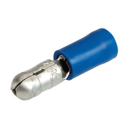 NARVA MALE BULLET BLUE 4MM