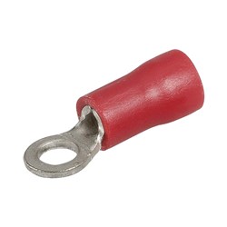 NARVA RING TERMINAL RED 3MM