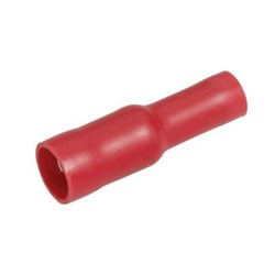 NARVA FEMALE BULLET RED 4MM 100