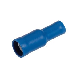 NARVA FEMALE BULLET BLUE 4MM 100