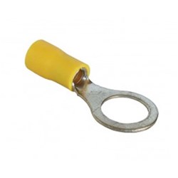 NARVA RING TERMINAL YELLOW 13MM 100
