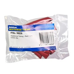 NARVA HEAT SHRINK RED 6 4MM