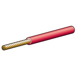 NARVA CABLE S/CORE 3MM 10A 30M RED