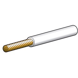 NARVA CABLE S/CORE 5MM 25A 30M WHITE