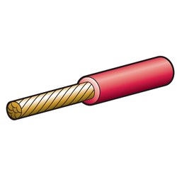 NARVA CABLE S/CORE 6MM 50A 30M RED