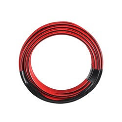 NARVA 10A 3MM TWIN FIG 8 CABLE 4M RED