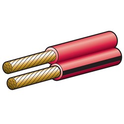 NARVA 15A 4MM FIG 8 CABLE 30M RED/BLACK