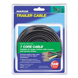 NARVA 5A 2.5MM 7 CORE TRAILER CABLE 10M