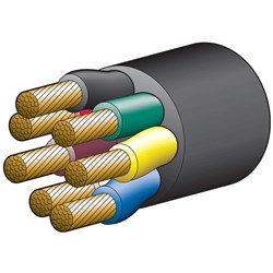 NARVA 55A 6MM 7 CORE TRAILER CABLE 100M