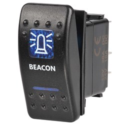 NARVA SW ROCKER OFF/ON BLUE 12V GLOBE