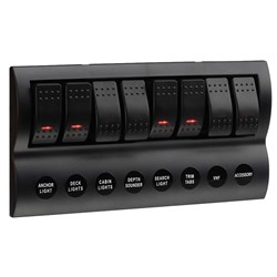 NARVA 8 WAY LED SW &amp; FUSES PANEL