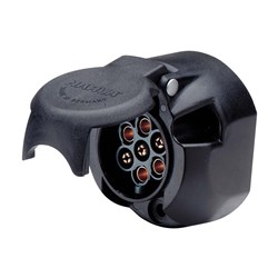 NARVA 7 PIN LGE RND PLASTIC SOCKET 1PK