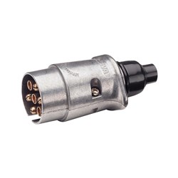 NARVA 7 PIN LARGE ROUND METAL PLUG 1PK