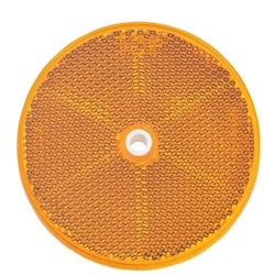 NARVA RETRO REFLECTOR AMBER 80MM 2PK