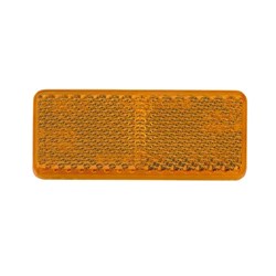 NARVA RETRO REFLECTOR AMBER ADHESIVE 2PK