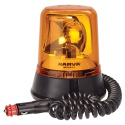 NARVA 12/24V DUAL VOLTAGE BEACON MAGNETIC BASE AMBER