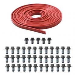 KIT FRONT COVER STRIP SEAL AND SCREWS