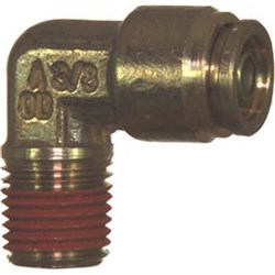 1/4&quot; TUBE 1/4&quot; NPT MALE ELBOW QF