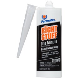 PERMATEX THE RIGHT STUFF GASKET MAKER BLACK 147ML