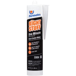 PERMATEX THE RIGHT STUFF GASKET MAKER BLACK CARTRIDGE 300ML
