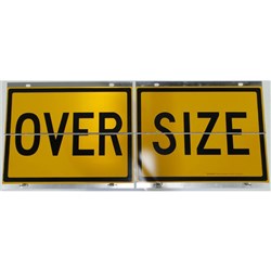 MAXUS SIGN OVERSIZE HINGED 2 P