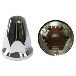 NUT COVER 33MM FLARED PLASTIC CLIP-ON