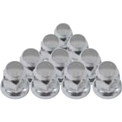COVER NUT 1-5/16&quot; FLARED PACK 10 CHROME