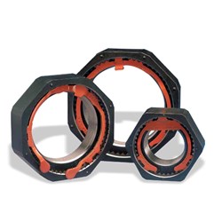 2-1/2&quot; 6 POINT PRO TORQUE AXLE HUB NUT