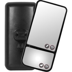 ABS BODY SPLIT GLASS ELECTRIC MIRROR 24V