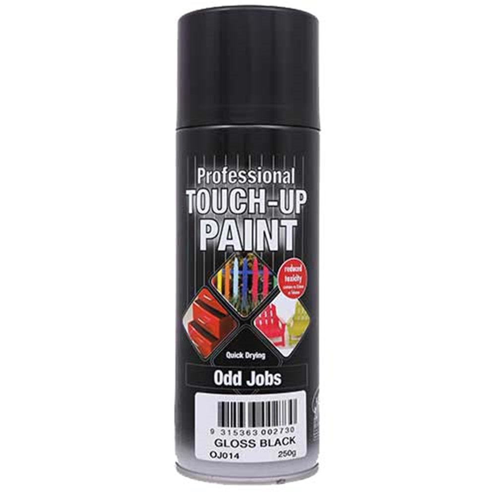 gloss black touch up paint