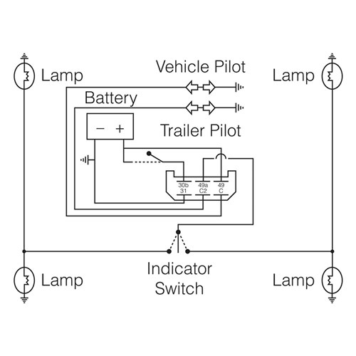 NARVA ELEC FLASHER 24V 6 PIN SS ELN68269BL | Truck & Trailer Parts ...